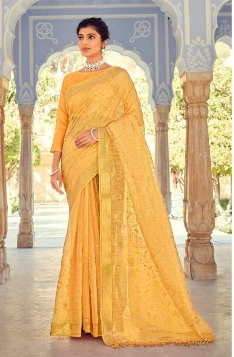 Ynf Nanad Cotton Catalog Ethnic Wear Cotton Sequence Embroidery Work Sarees 