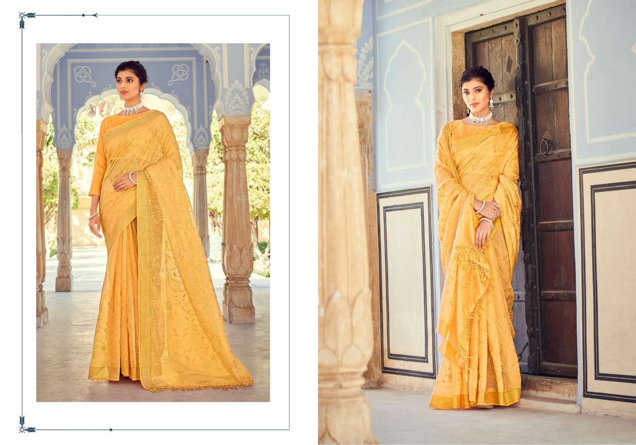 Ynf Nanad Cotton Catalog Ethnic Wear Cotton Sequence Embroidery Work Sarees 