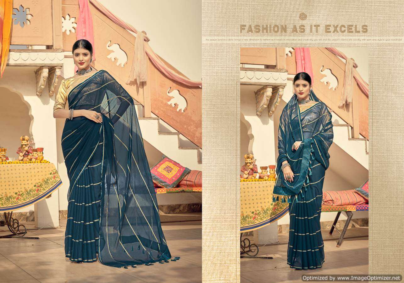 Ynf Viscose Silk Catalog Fancy Wear Chiffon Zari Sarees Wholesale Rate In Surat 