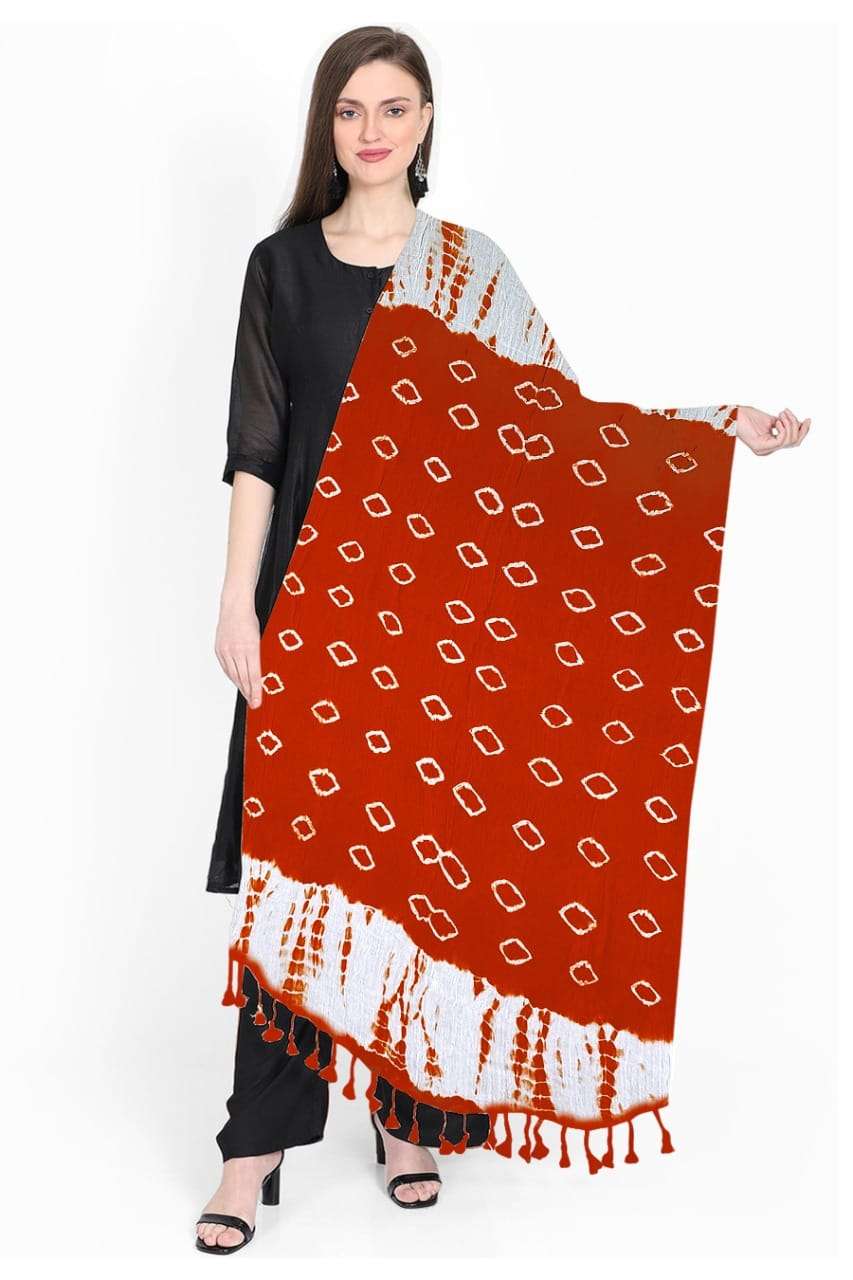 Bandhani Cotton Vol 1 Daily Wear Rayon Cotton Printed Dupatta 