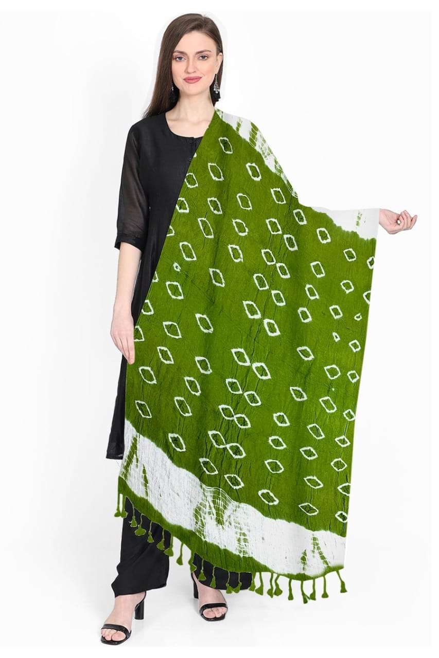 Bandhani Cotton Vol 1 Daily Wear Rayon Cotton Printed Dupatta 