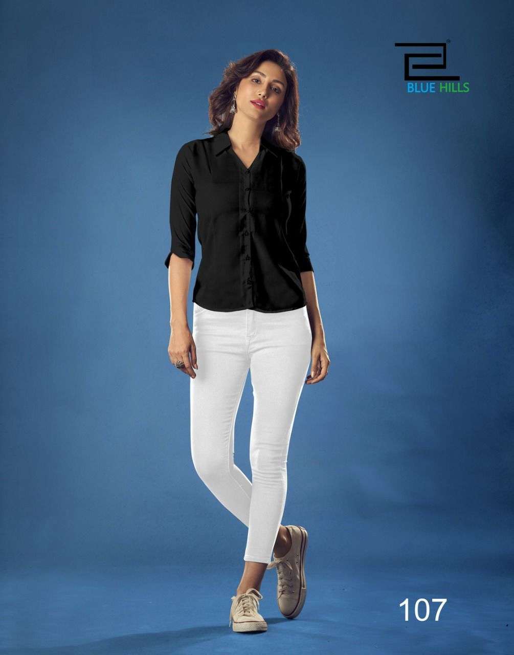 Blue Hills Western Vol 10 Catalog Casual Wear Western Top  