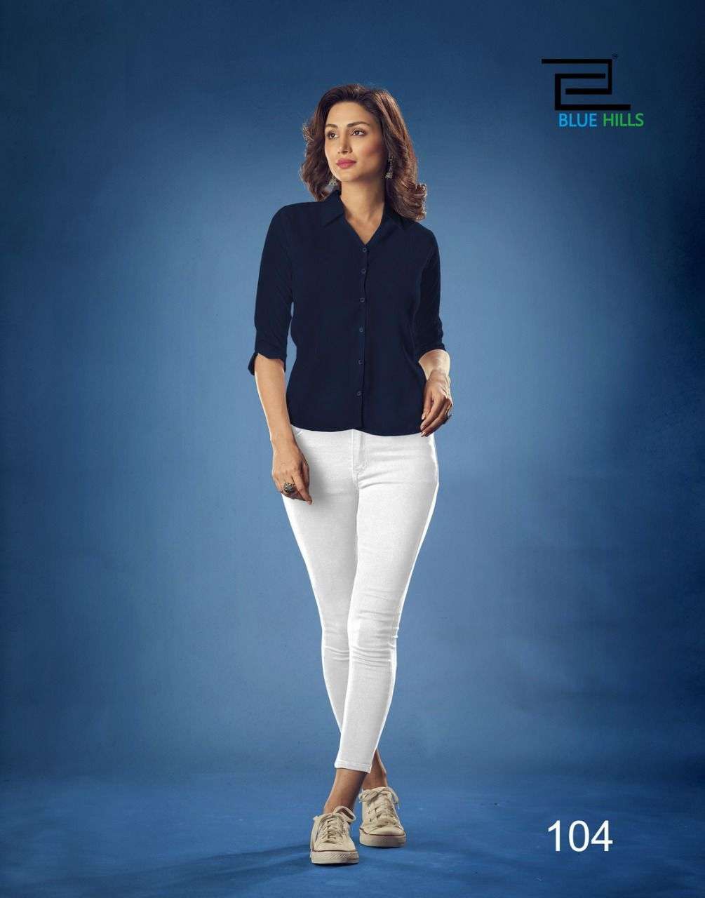 Blue Hills Western Vol 10 Catalog Casual Wear Western Top  
