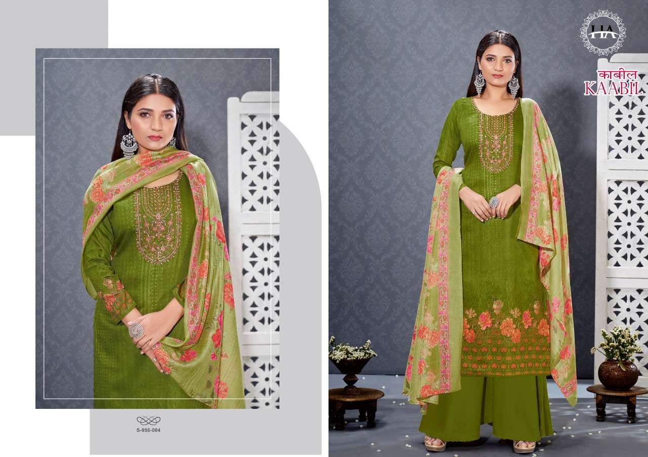 Harshit Kaabil Catalog Regular Wear Pure Jam Cotton Dress Materials 