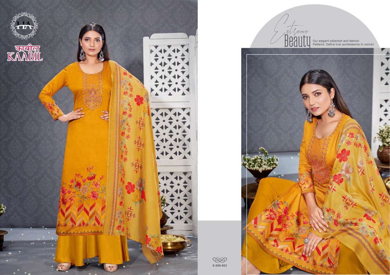 Harshit Kaabil Catalog Regular Wear Pure Jam Cotton Dress Materials 