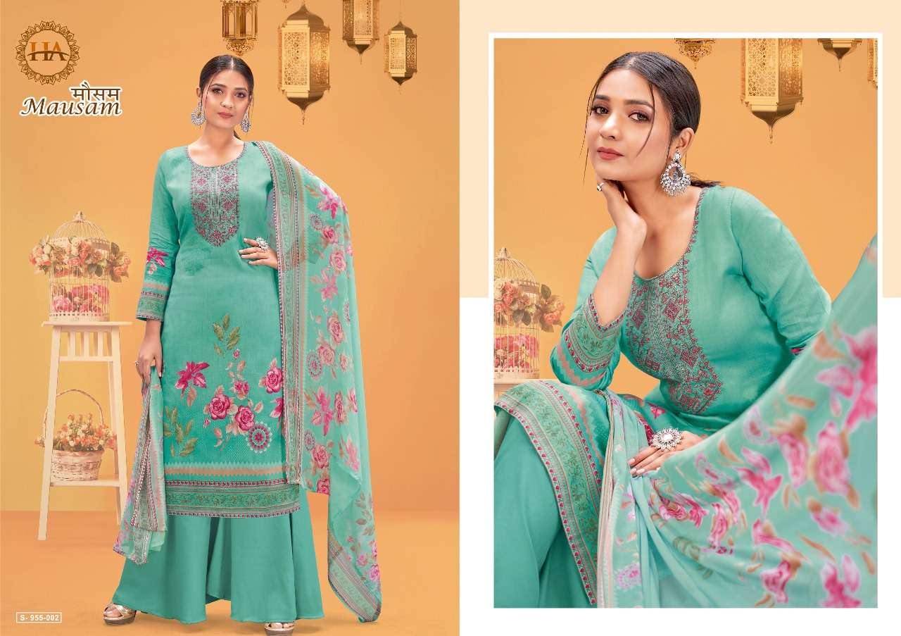 Harshit Mausam Catalog Daily Wear Jam Cotton Printed Women Dress Materials 