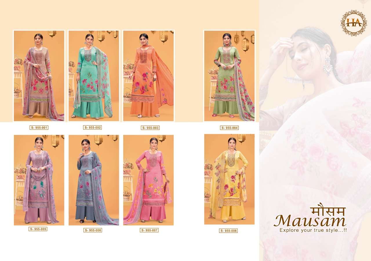 Harshit Mausam Catalog Daily Wear Jam Cotton Printed Women Dress Materials 