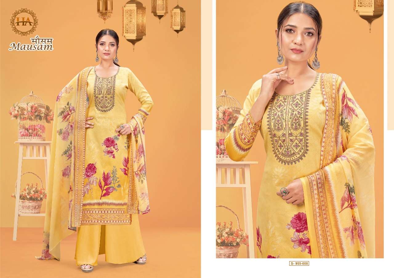 Harshit Mausam Catalog Daily Wear Jam Cotton Printed Women Dress Materials 