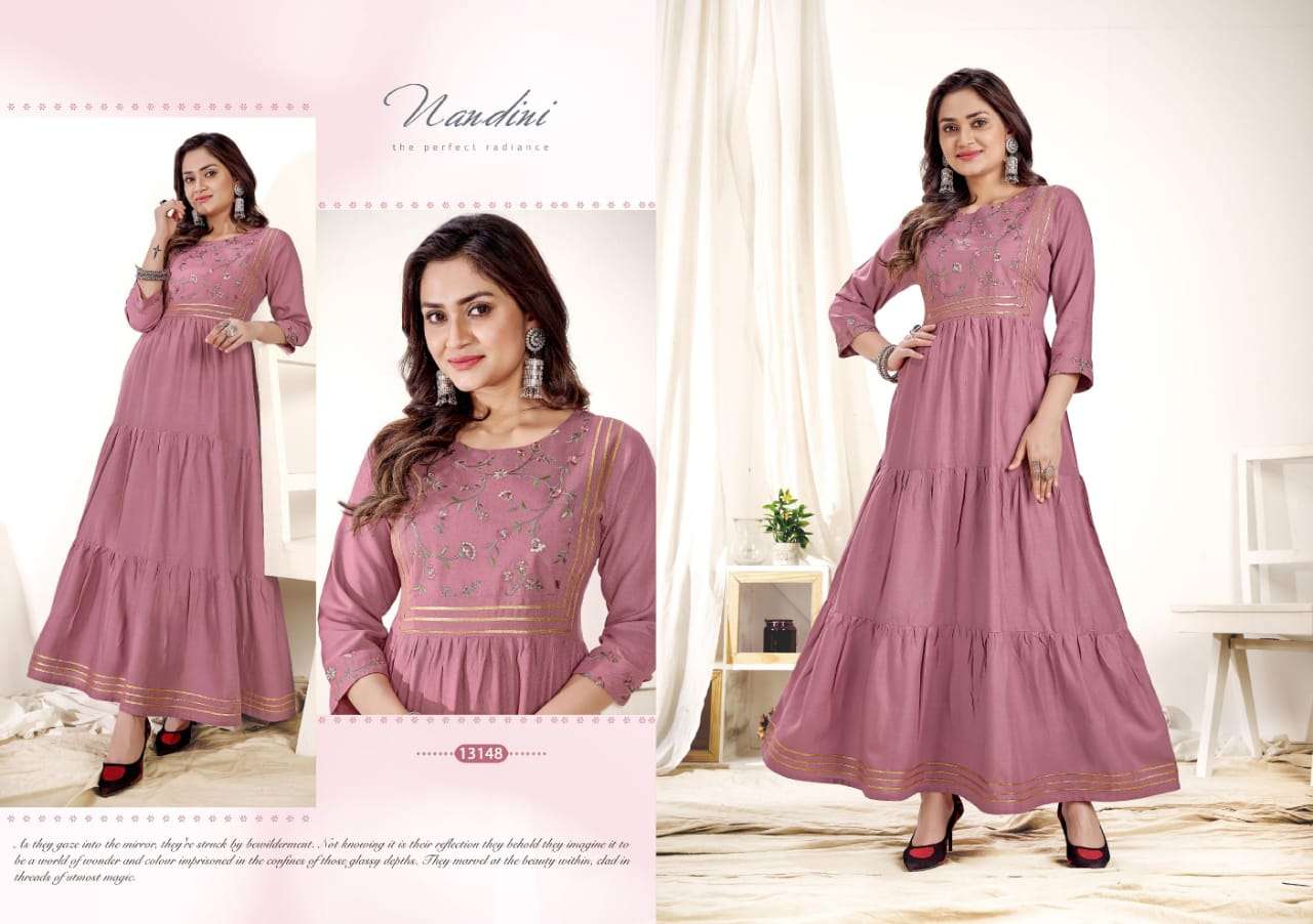 Kalaroop Zoya Vol 3 Catalog Party Wear Long Kurtis  