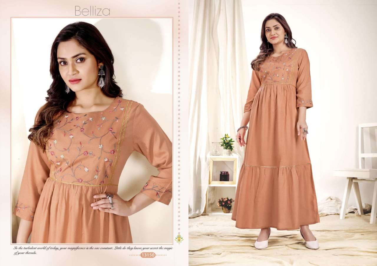 Kalaroop Zoya Vol 3 Catalog Party Wear Long Kurtis  