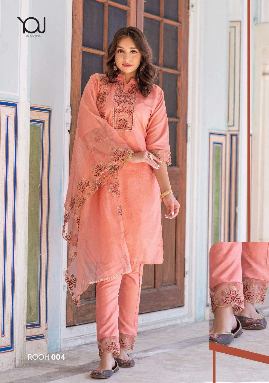 Wanna Rooh Catalog Festive Wear Readymade Top Bottom With Dupatta
