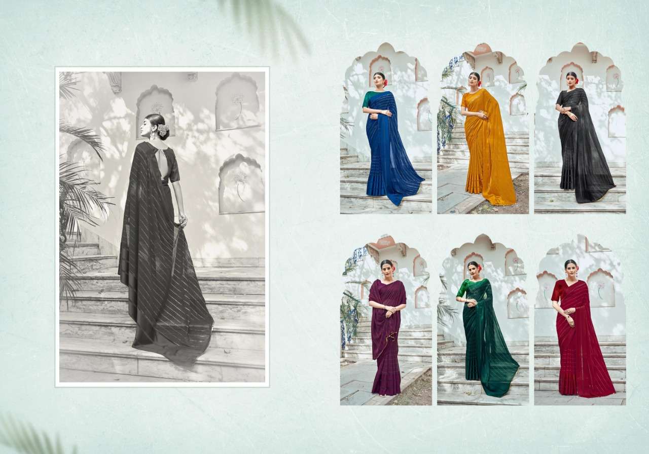 Ynf Gandhari Mukaish Catalog Fancy Wear Weightless Satin Style Saree Wholesale Rate In Surat 
