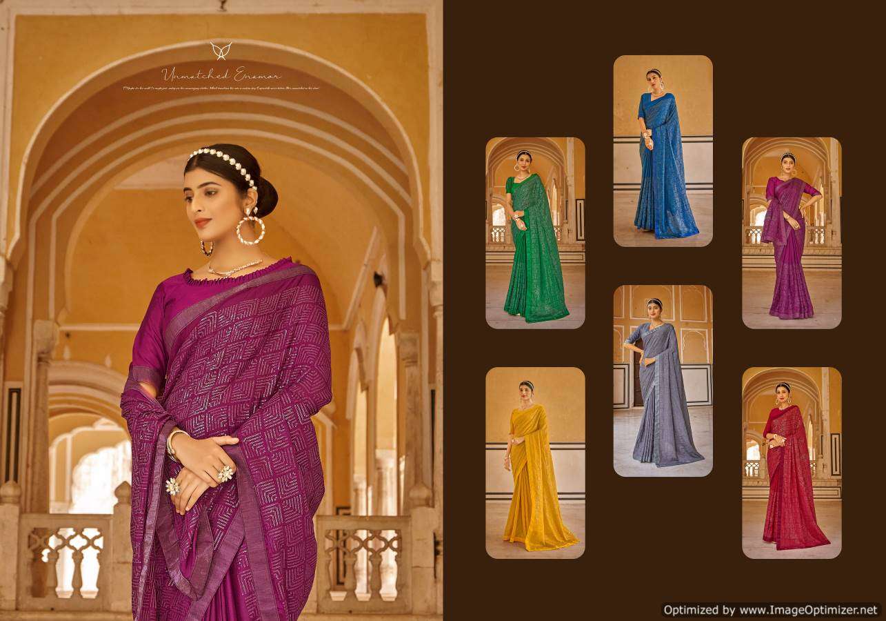 Ynf Malaika Catalog Fancy Wear Chiffon Sarees Wholesale Rate 