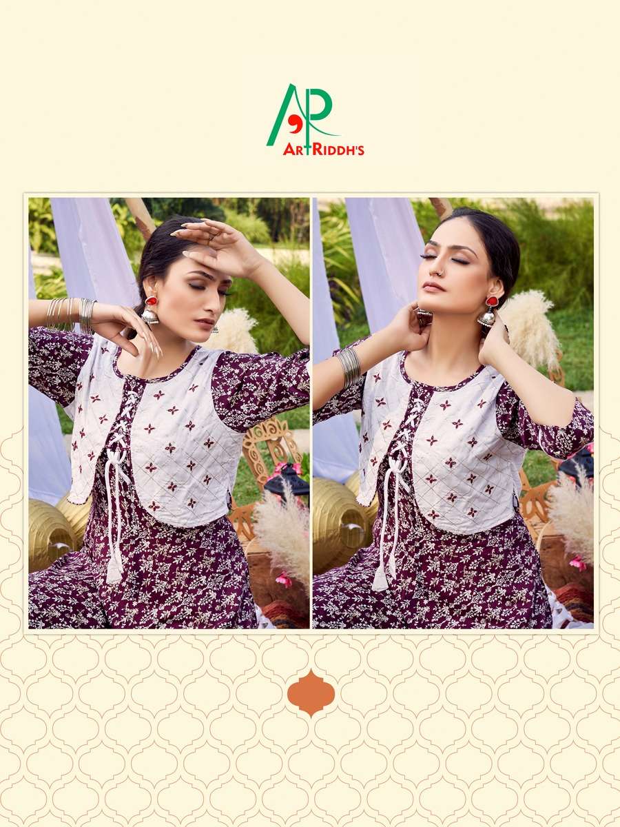 AR launching GOLDEN DUCK Gown style Kurtis