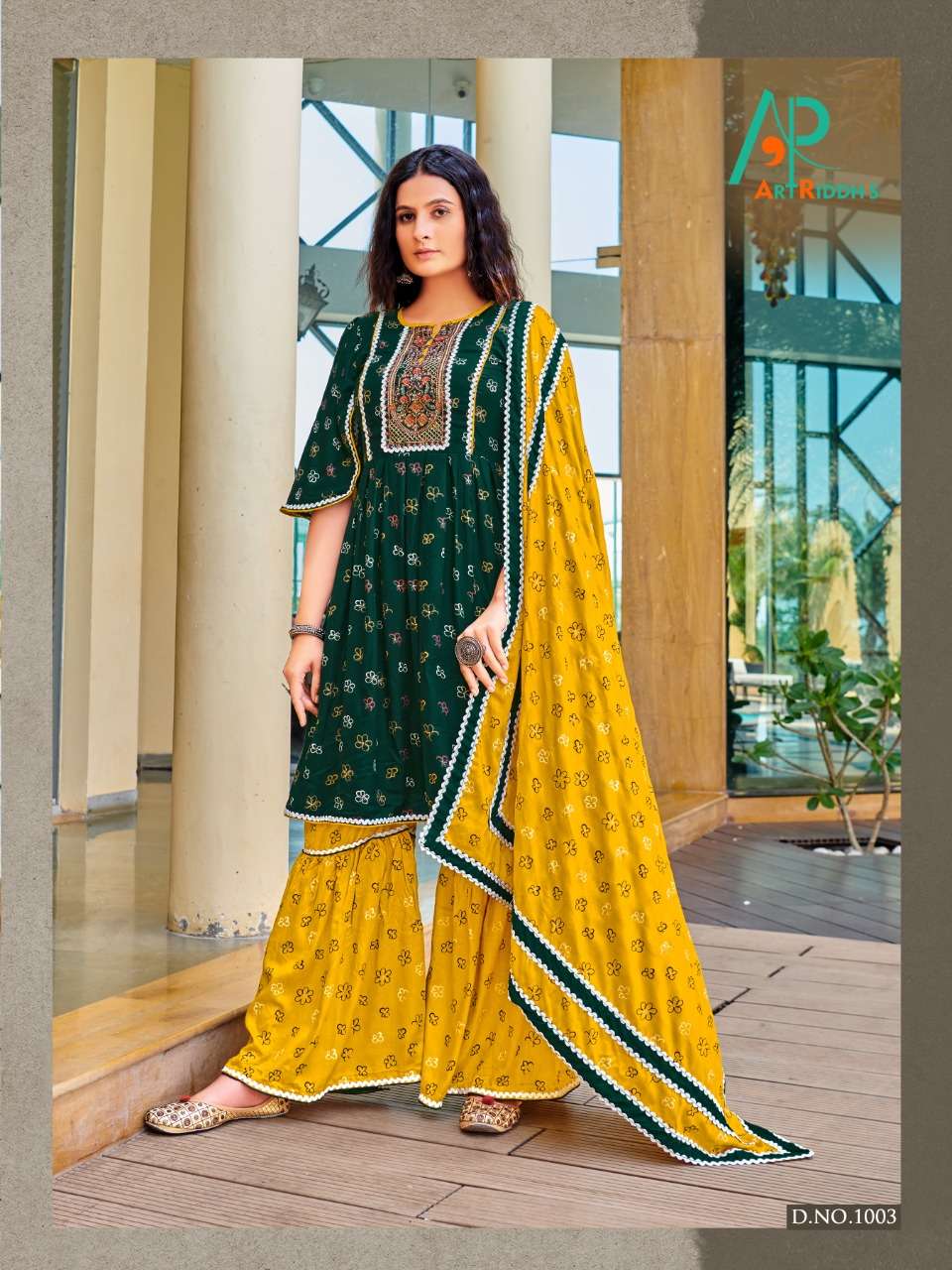 Art riddhs present 3 pcs collection Heer Zaara