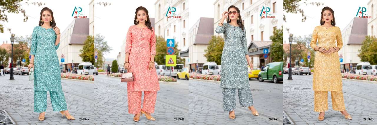 artriddhs present vol -3 heavy rayon kurta with pant