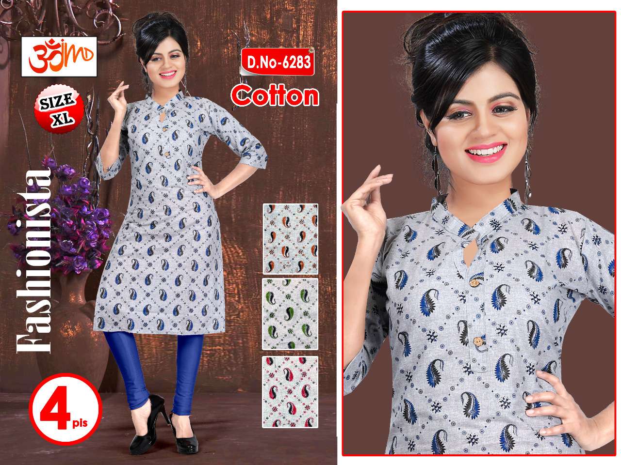 Cottonindia Kareesha cotton Kurti 