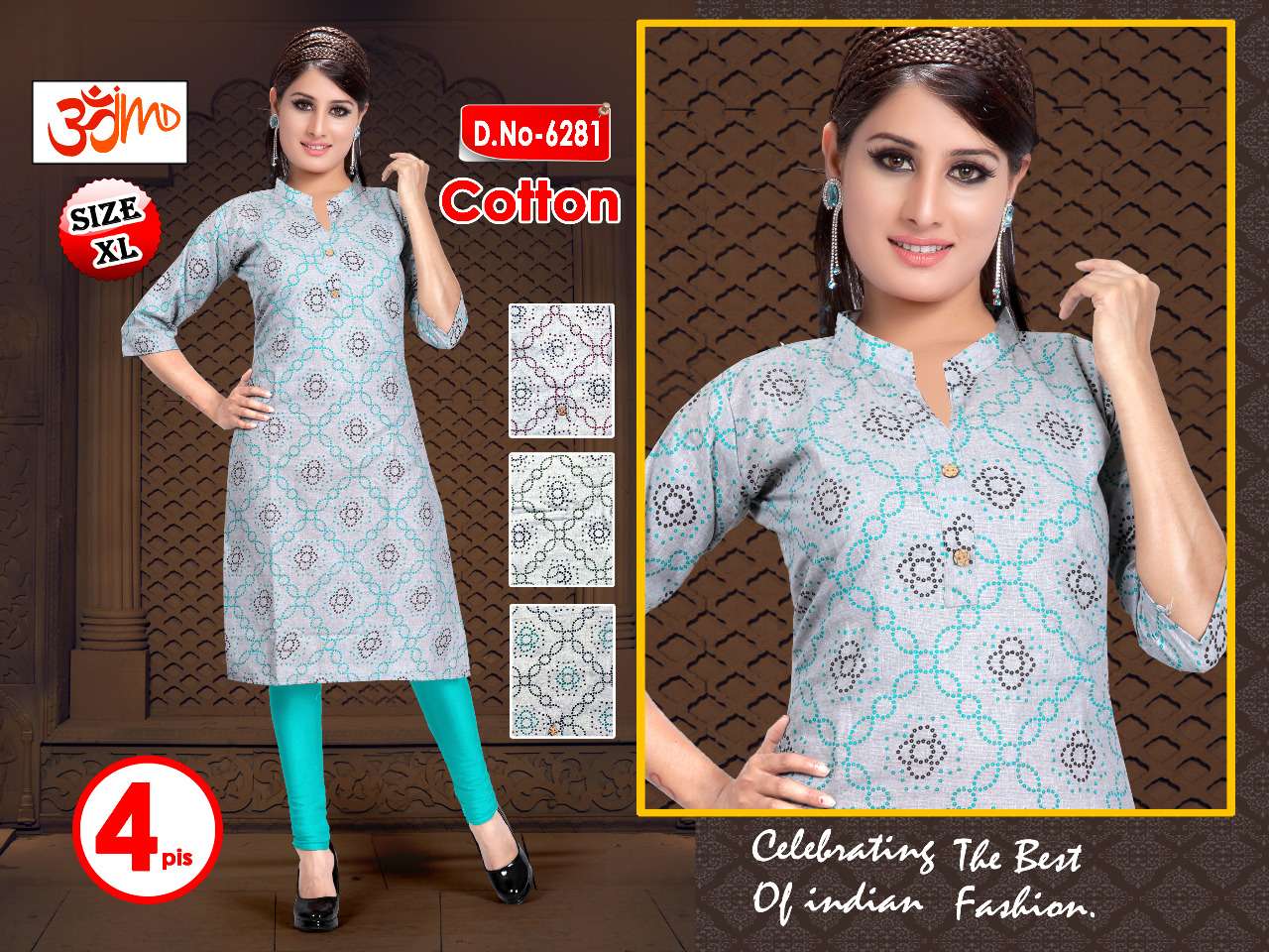 Cottonindia Kareesha cotton Kurti 