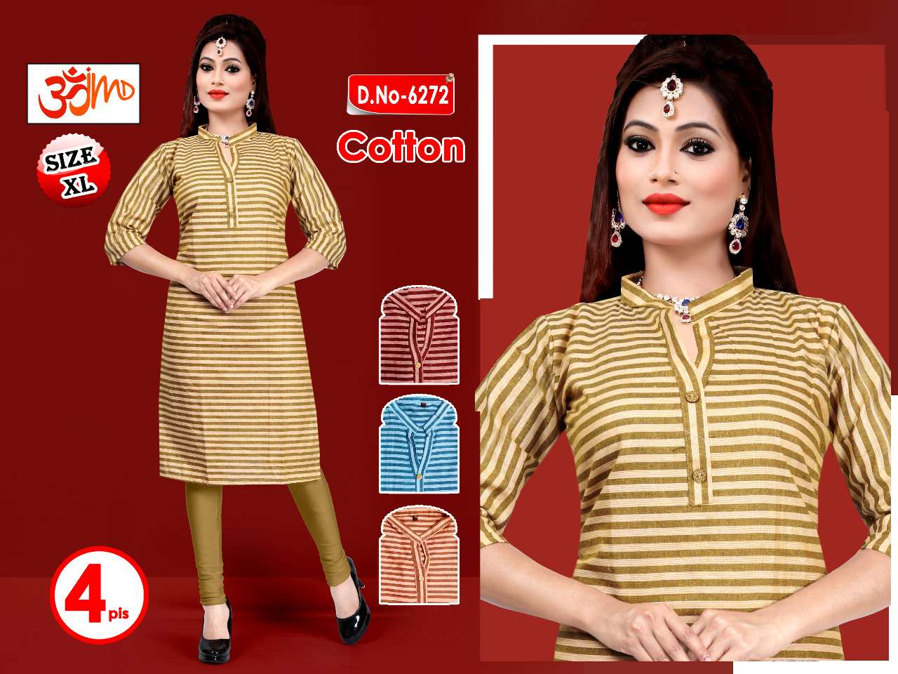 Cottonindia Kareesha cotton Kurti 