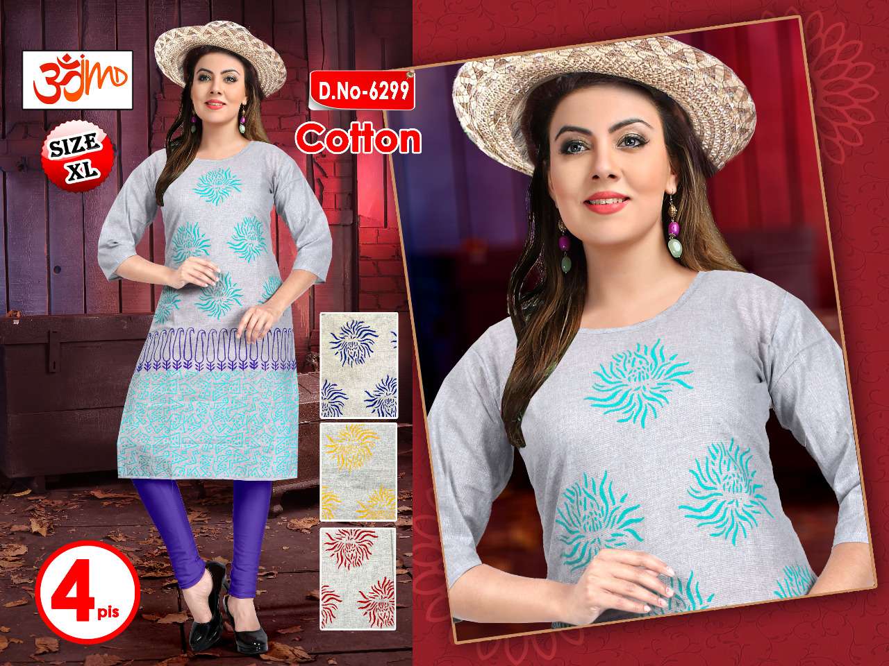 Cottonindia Kareesha cotton Kurti 