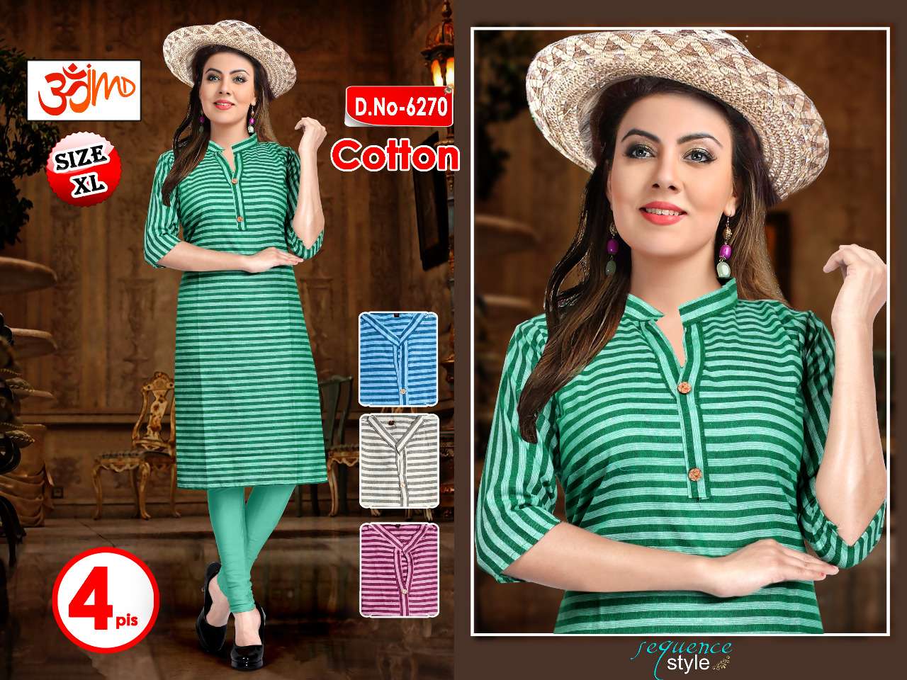 Cottonindia Kareesha cotton Kurti 