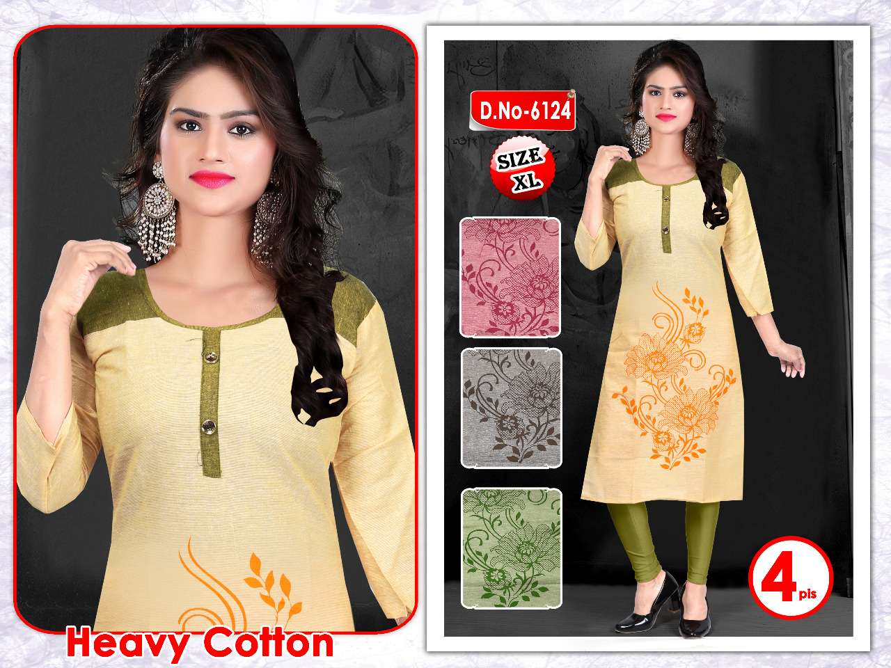 Cottonindia Kareesha cotton Kurti 