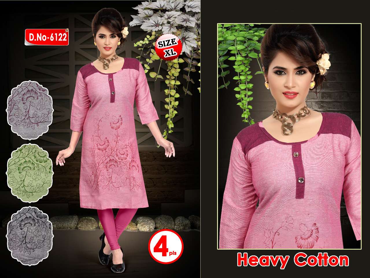 Cottonindia Kareesha cotton Kurti 