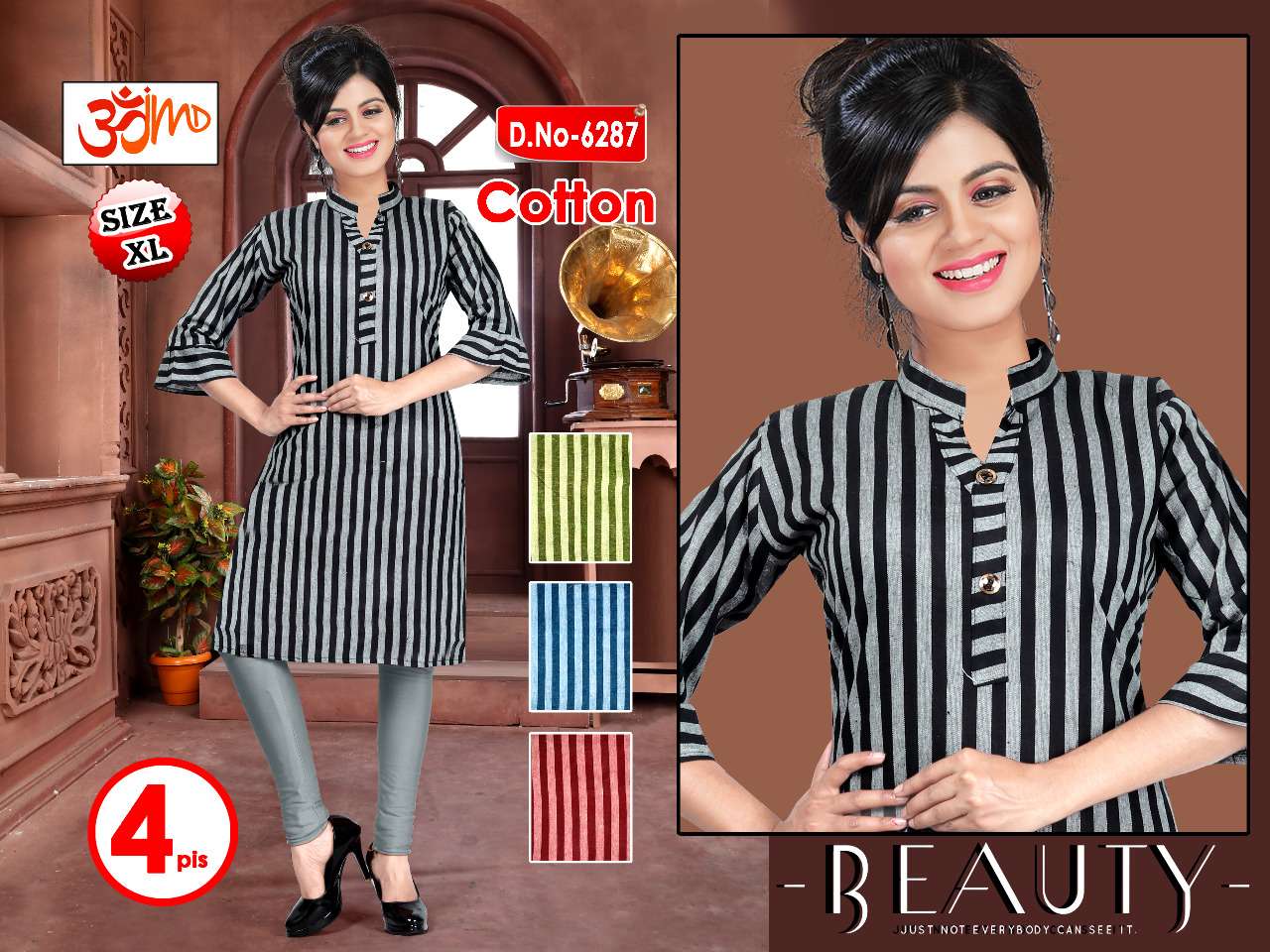Cottonindia Kareesha cotton Kurti 