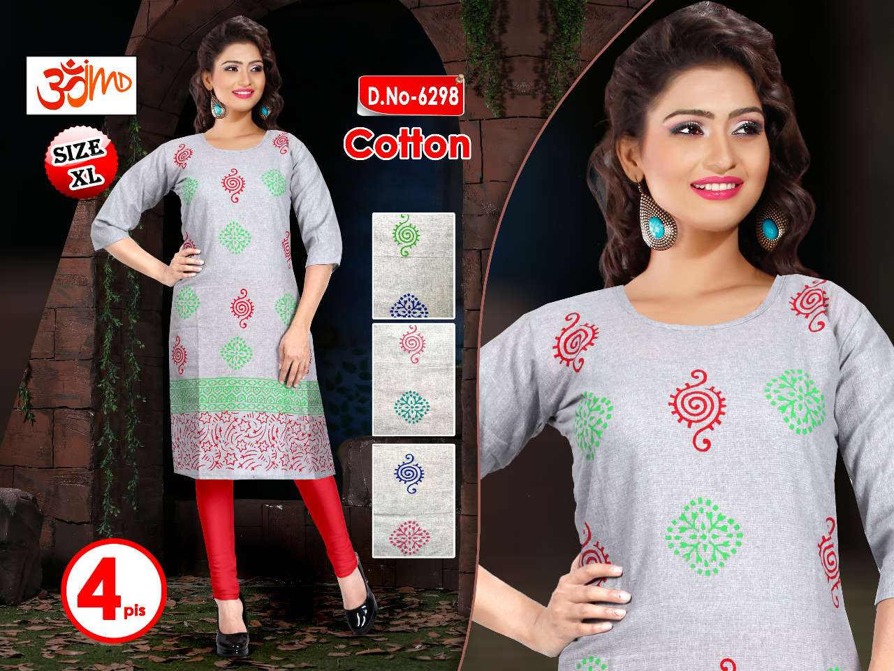 Cottonindia Kareesha cotton Kurti 
