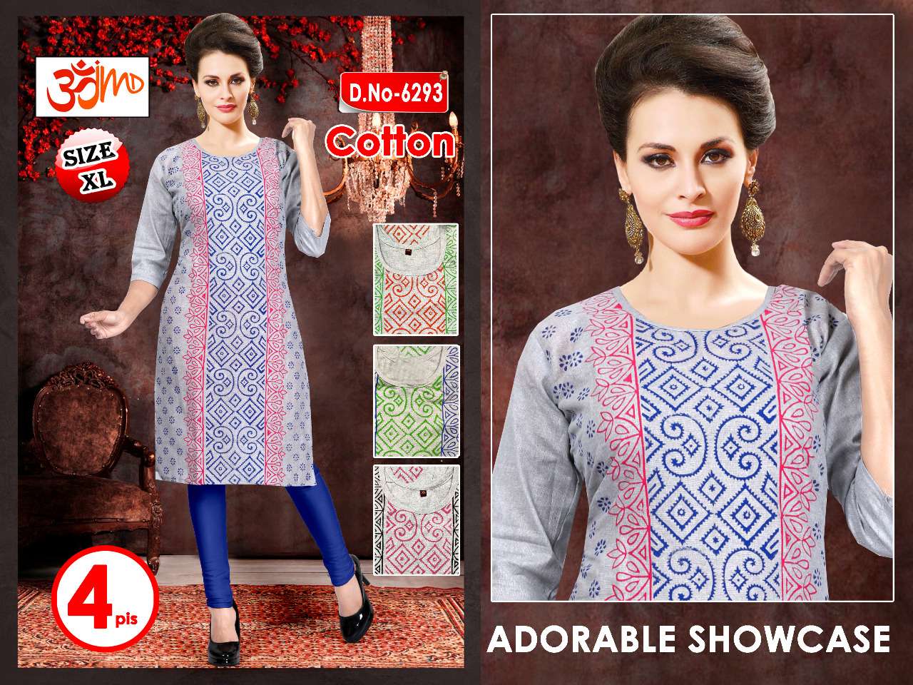 Cottonindia Kareesha cotton Kurti 