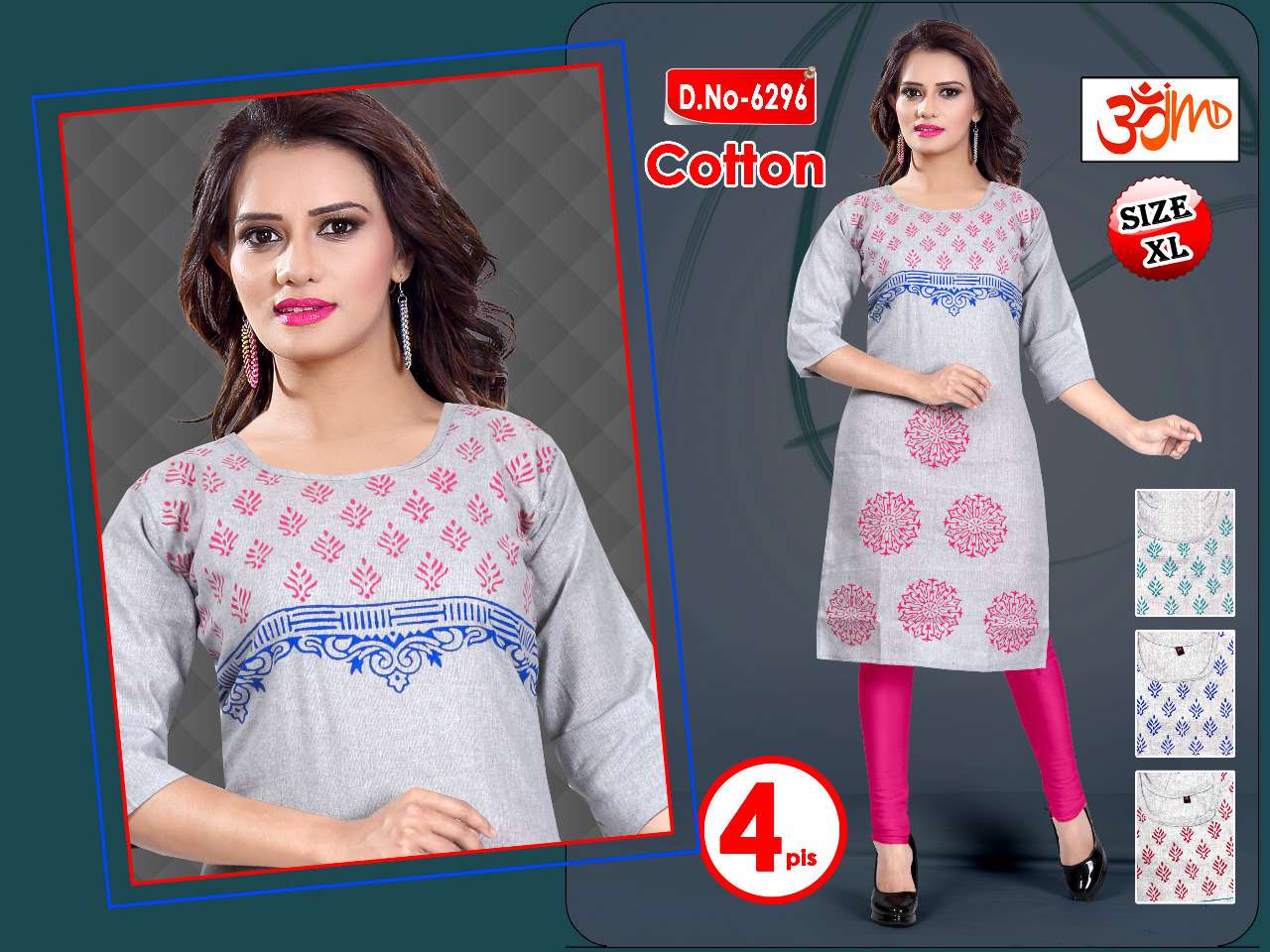 Cottonindia Kareesha cotton Kurti 