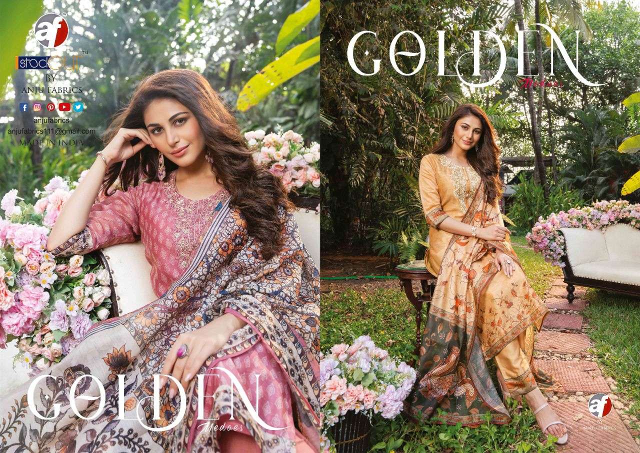 GOLDEN MEADOWS Ready made Kurti Dupatta with Pent