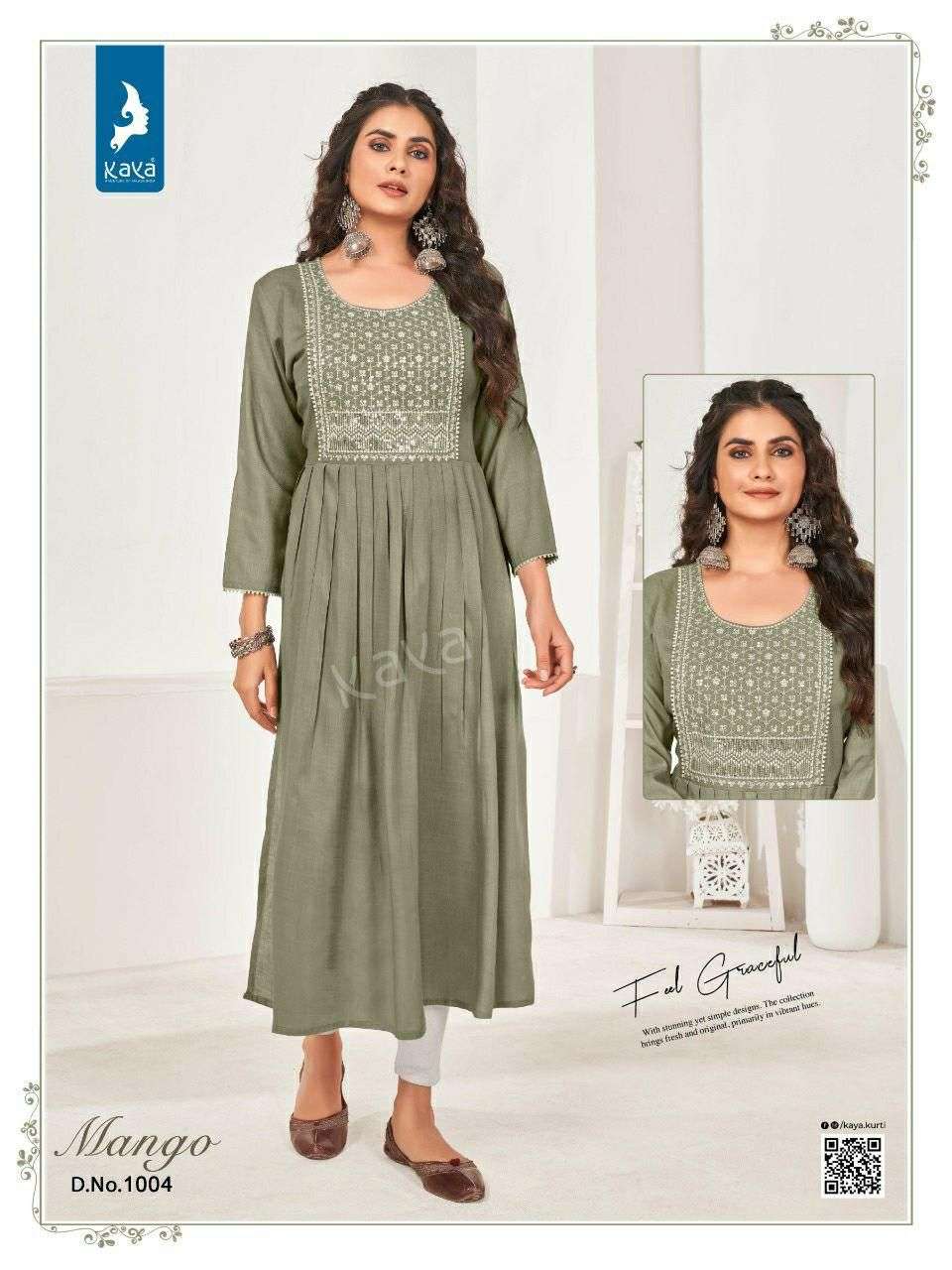 Kaya Kanha Anarkali Kurtis Manufacturer Wholesaler