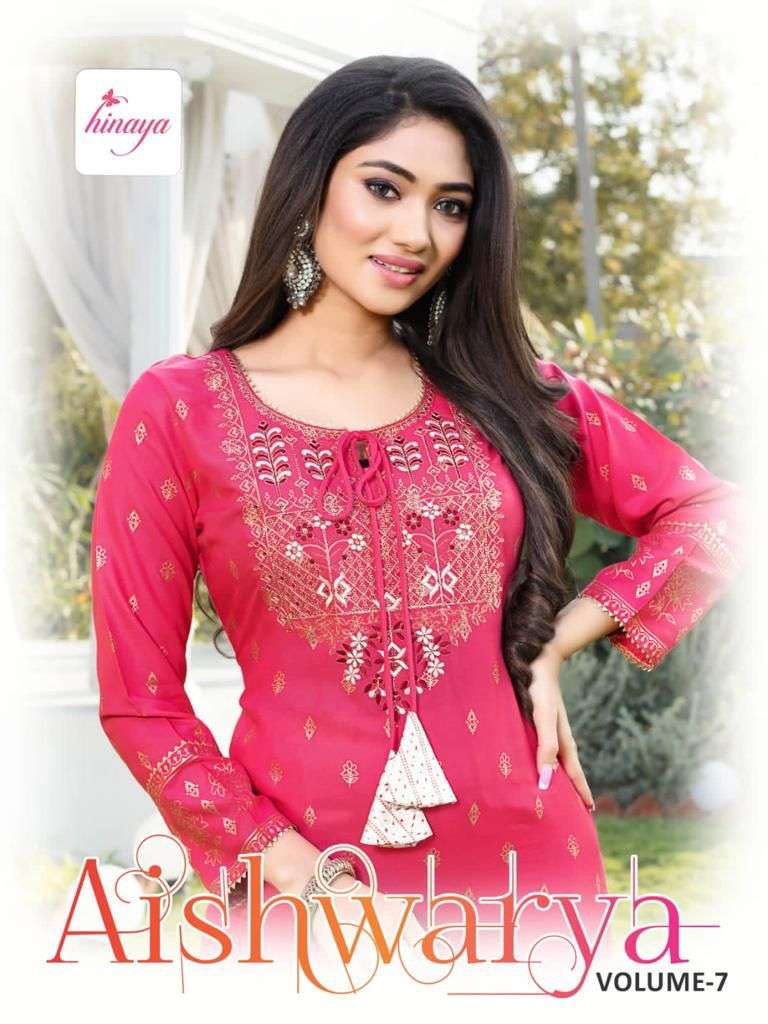 HINAYA PRESENTS Aishwarya Vol - 7 Casual & Office wear kurtis