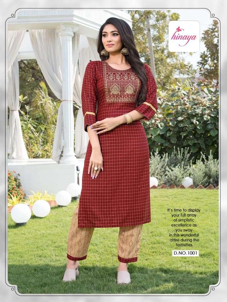 HINAYA PRESENTS Aishwarya Vol - 7 Casual & Office wear kurtis