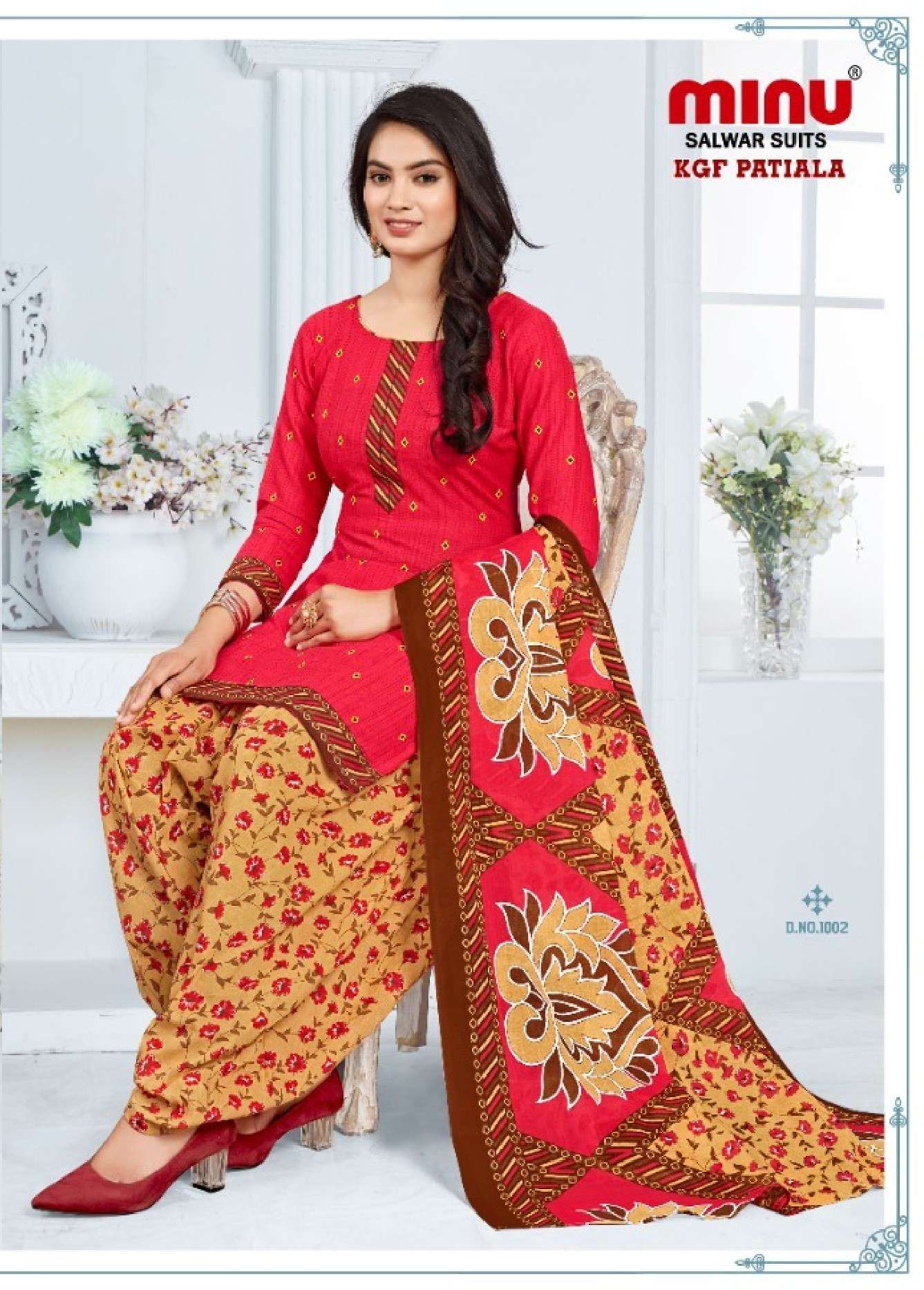 Minu KGF Cotton Dress Material-10P Catalouge