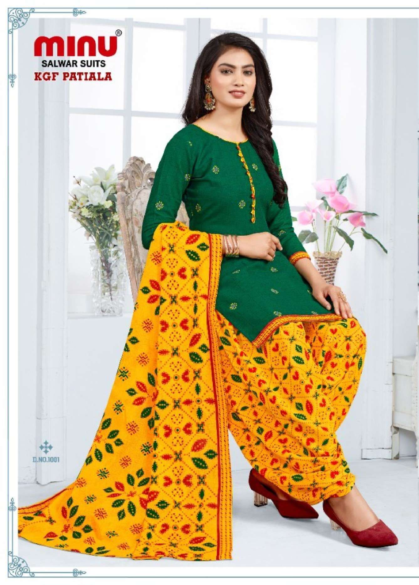 Minu KGF Cotton Dress Material-10P Catalouge