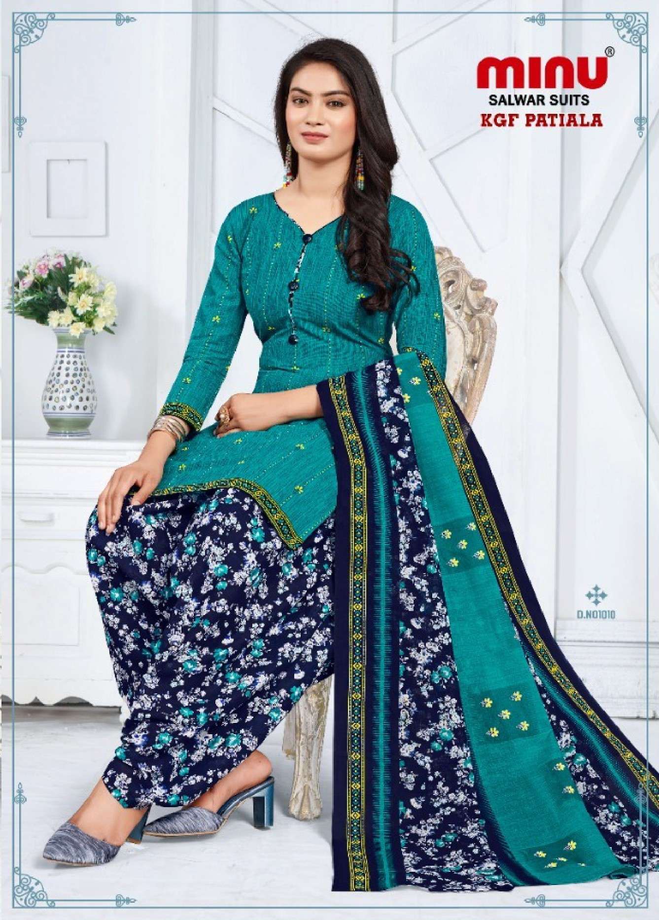 Minu KGF Cotton Dress Material-10P Catalouge