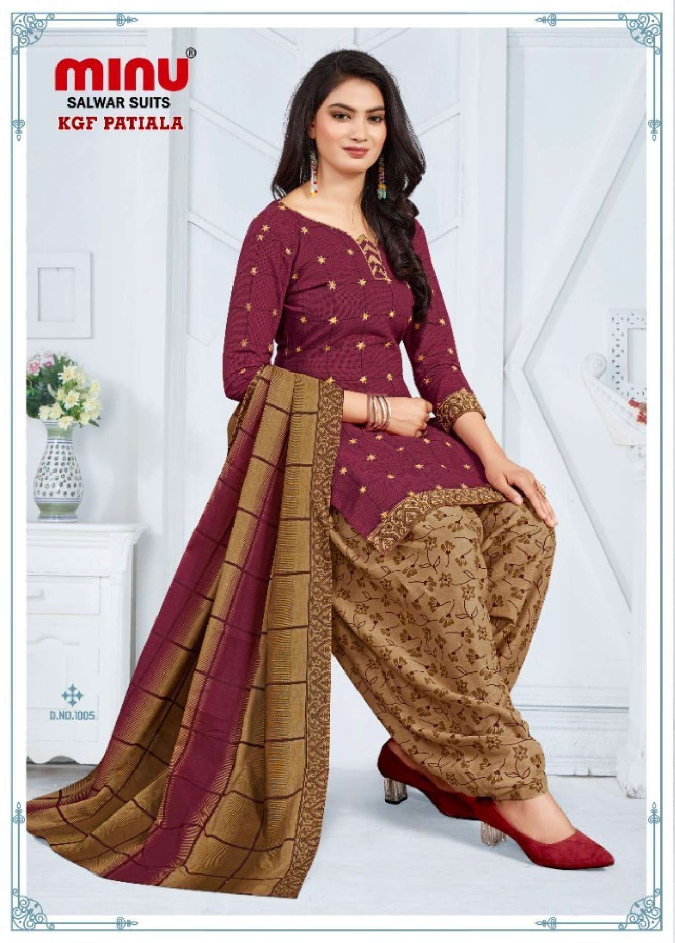 Minu KGF Cotton Dress Material-10P Catalouge