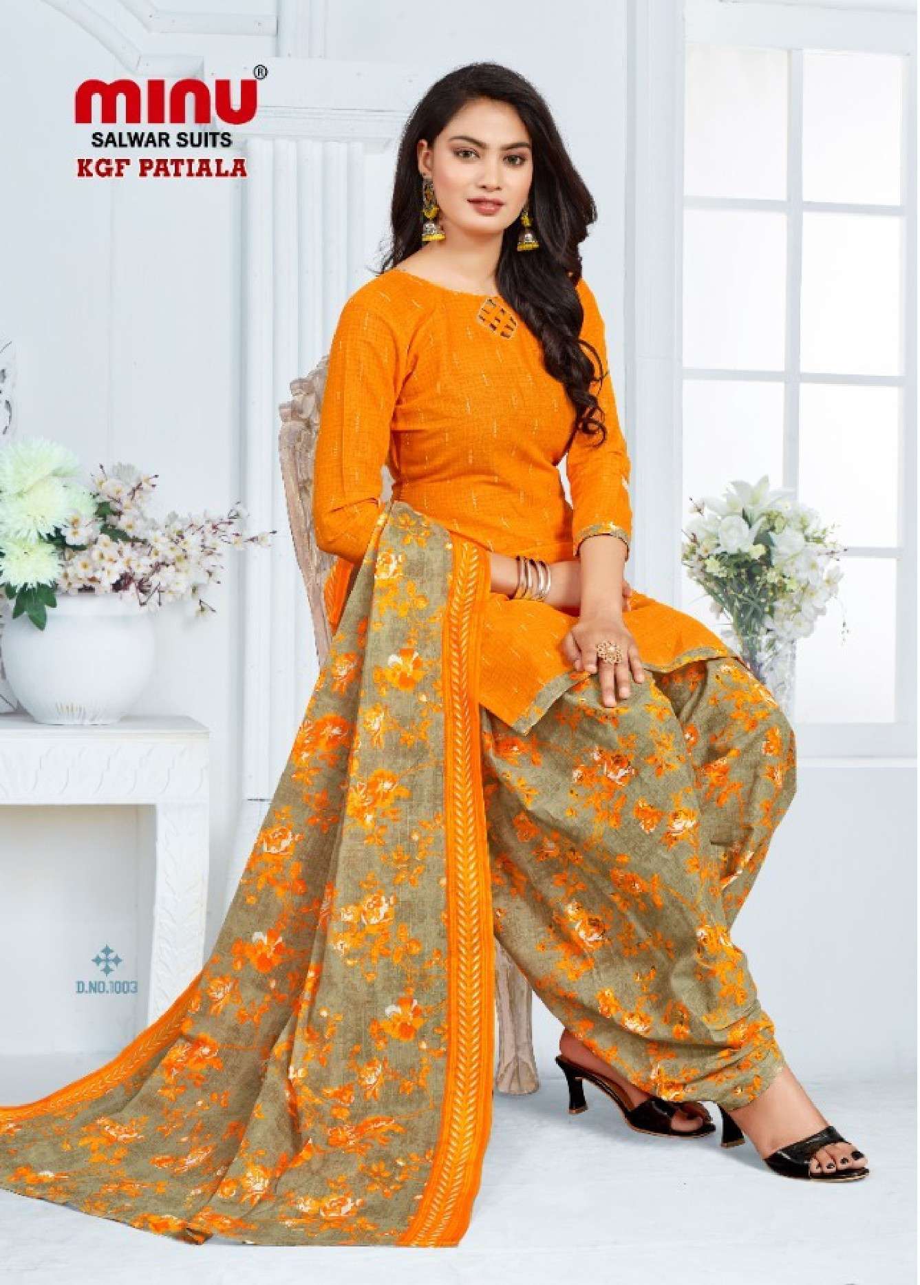 Minu KGF Cotton Dress Material-10P Catalouge