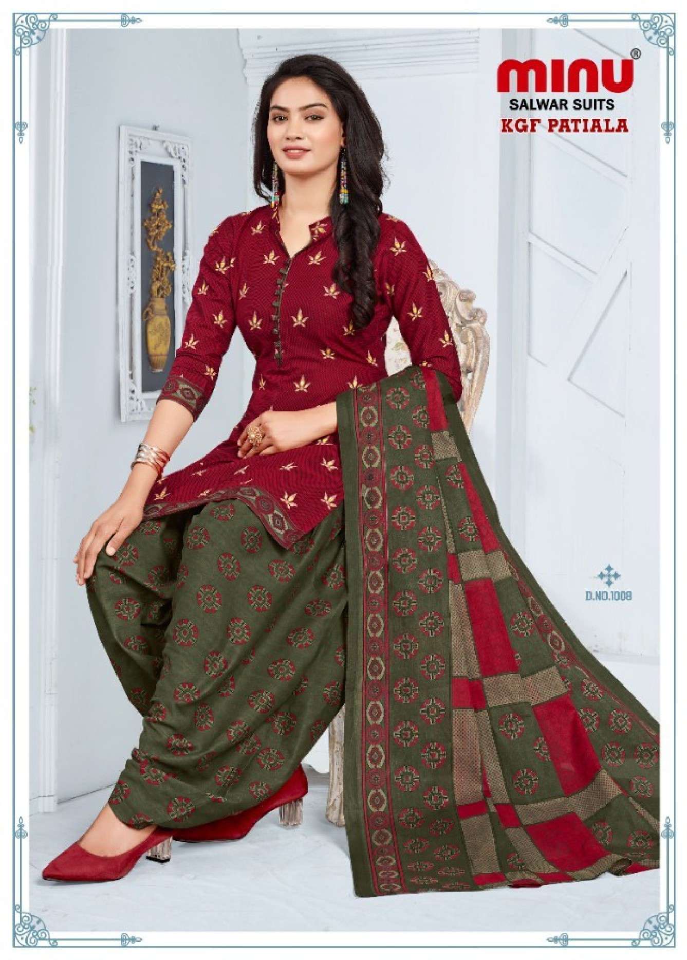 Minu KGF Cotton Dress Material-10P Catalouge