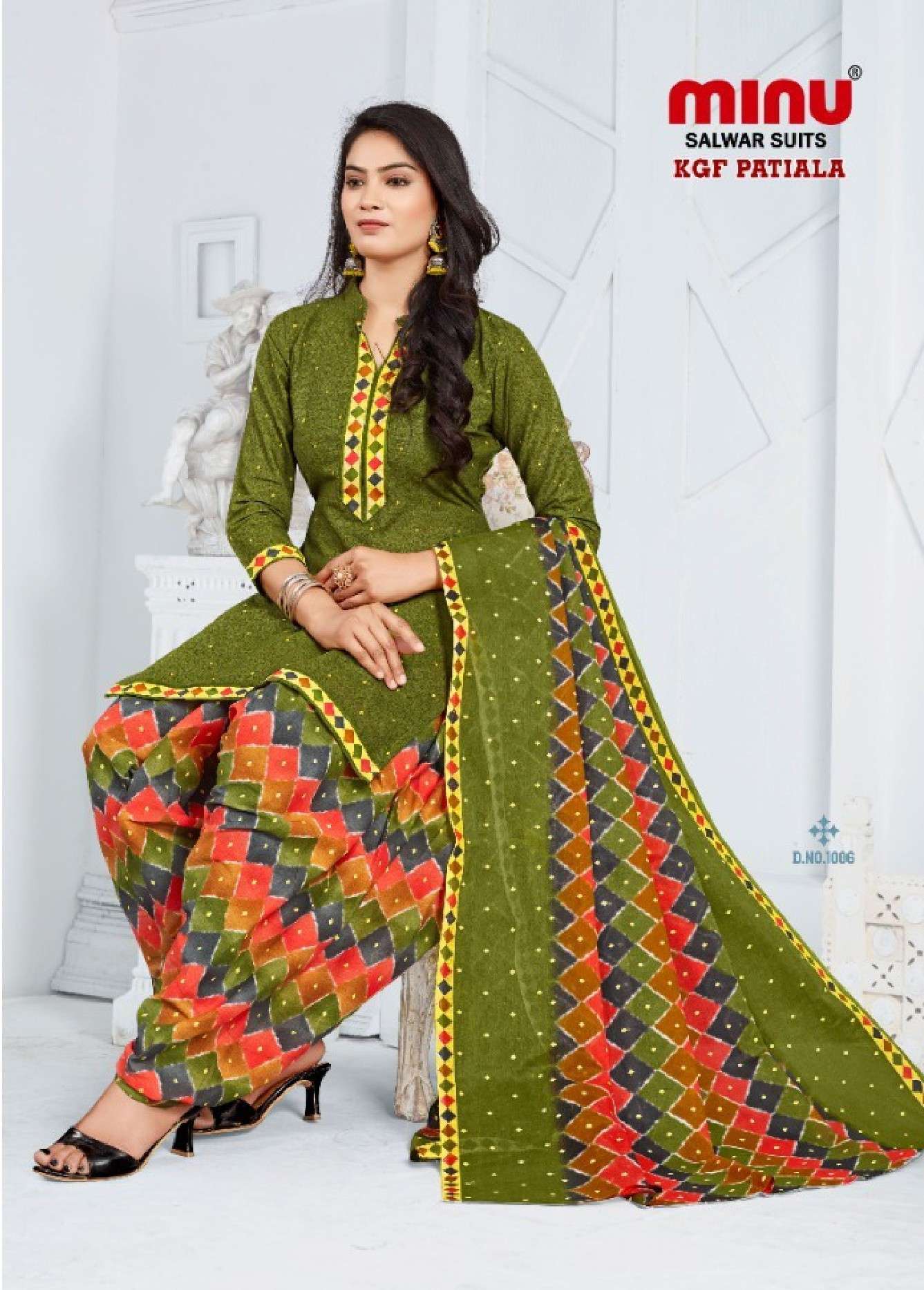 Minu KGF Cotton Dress Material-10P Catalouge
