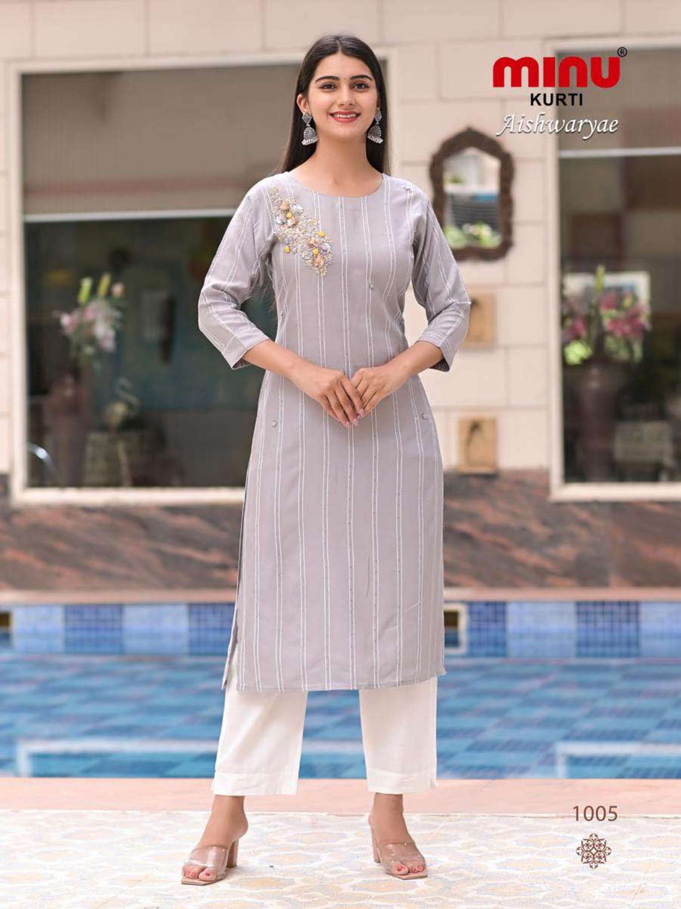 Minu Aishwarya kurti-5P Catalogue