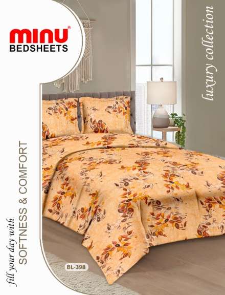 Minu Alisha Bedsheet-33P Cotton Printed Bedsheet Catalogue