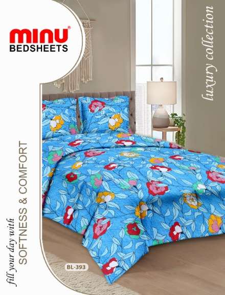 Minu Alisha Bedsheet-33P Cotton Printed Bedsheet Catalogue