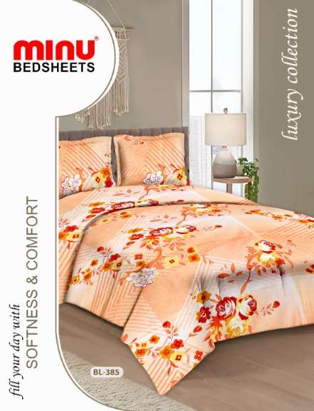 Minu Alisha Bedsheet-33P Cotton Printed Bedsheet Catalogue
