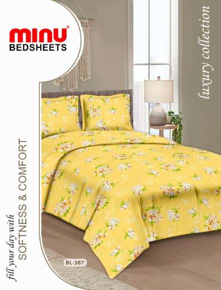Minu Alisha Bedsheet-33P Cotton Printed Bedsheet Catalogue