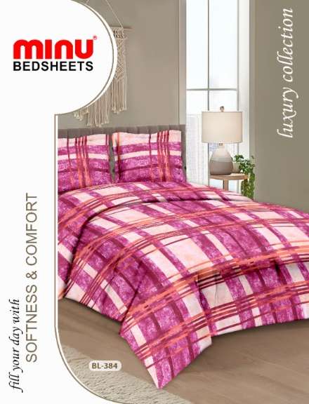 Minu Alisha Bedsheet-33P Cotton Printed Bedsheet Catalogue