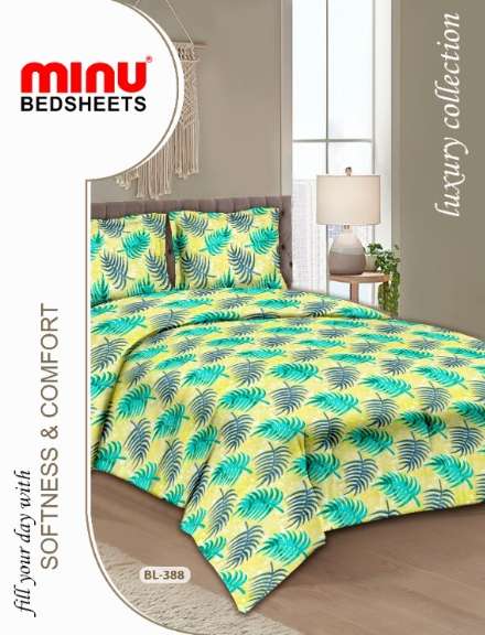 Minu Alisha Bedsheet-33P Cotton Printed Bedsheet Catalogue