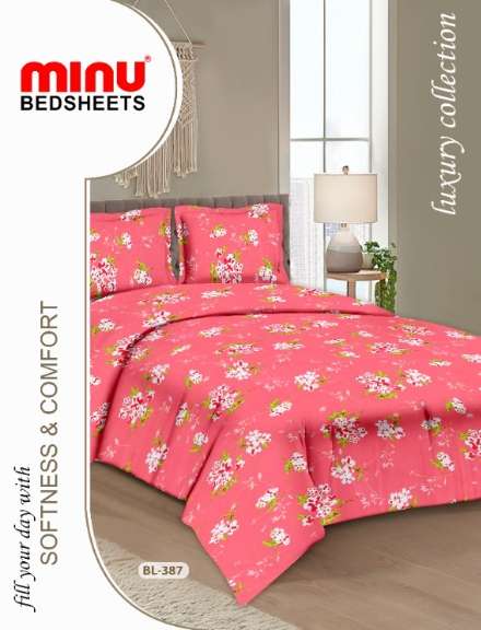 Minu Alisha Bedsheet-33P Cotton Printed Bedsheet Catalogue